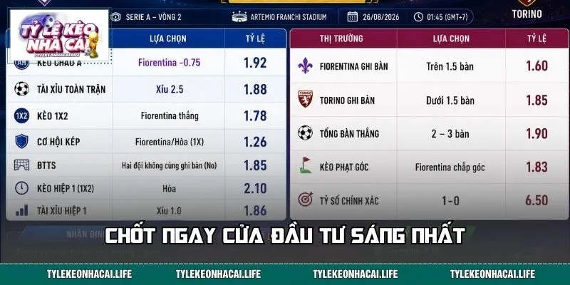 Chốt ngay cửa đầu tư sáng nhất